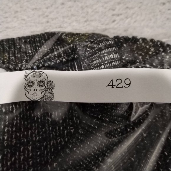 Reiss Jumper Mens XS Tiger Grey Chunky Tight Knit Contrasting Trim Crew Heavy - Picture 13 of 13